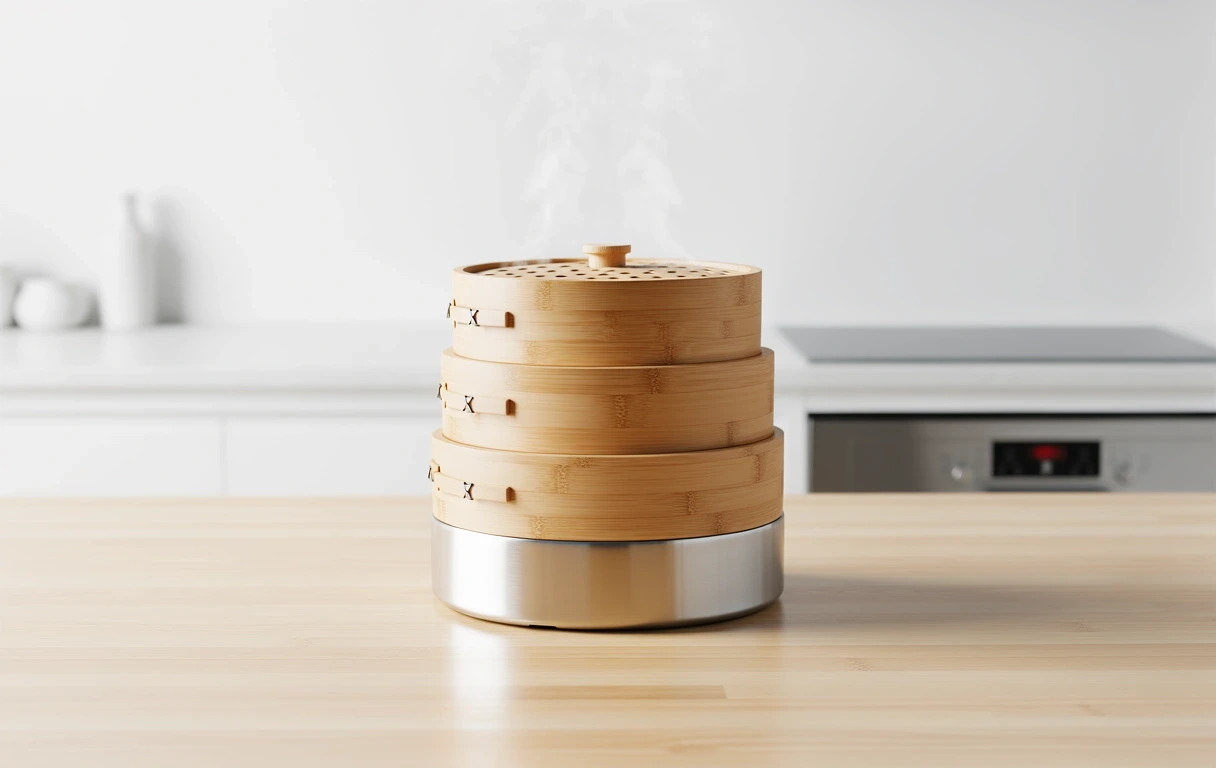 Vegetable steamer for nutrient retention